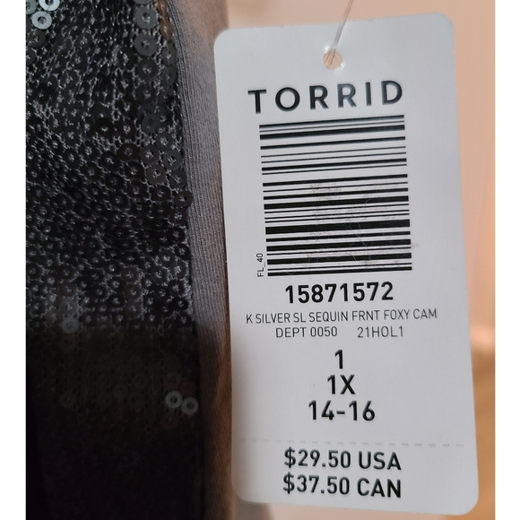 NWT Sequins Top - Picture 4 of 5